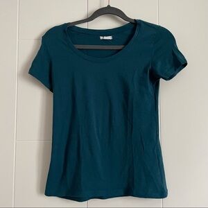3/$25 Turquoise Scoopneck T-Shirt